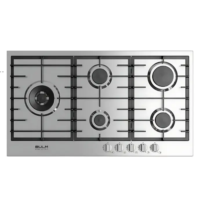 built in بوتاجاز بولم 90 سم – 6 شعلات غاز – ستيل B90-645X built in بوتاجاز