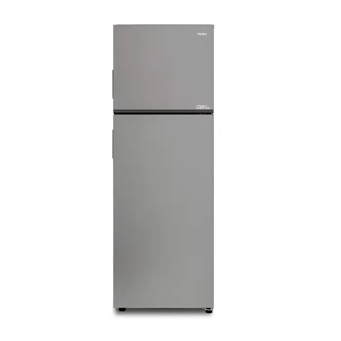 ثلاجة haier بابين نو فروست 12 قدم انفرتر - رمادي HRF-355NS ثلاجة haier