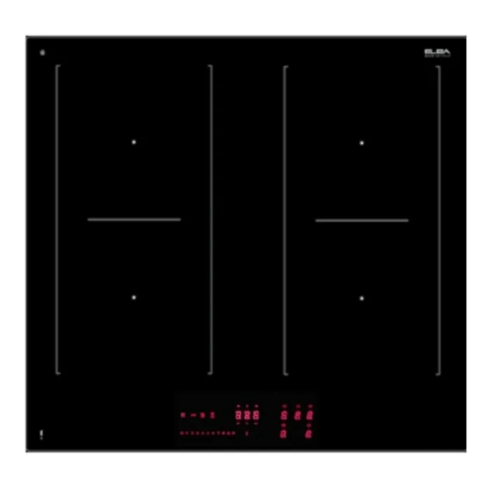سطح بلت ان البا كهرباء 60 سم 4 عيون سيراميك – اسود ايطالي ASEIN604XF سطح بلت ان