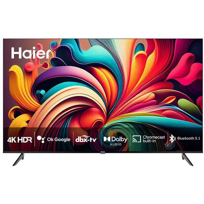 شاشة 70 بوصه سمارت هاير DLED - 4K UHD - أسود H70K801UG شاشة 70 بوصه