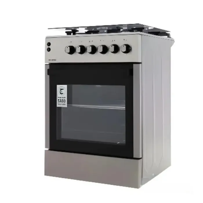 فرن اربع عيون غاز كوميتال 60*60 سم امان كامل - ستيل تركي LF60GG-40F فرن اربع عيون