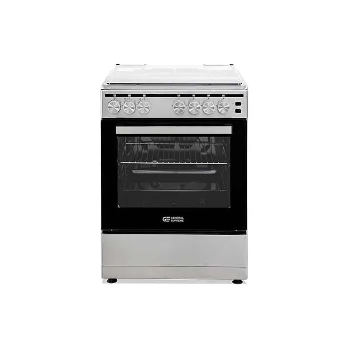 فرن جنرال سوبريم 60*60 سم - 4 شعلات غاز - ستيل GS6060FGS فرن جنرال سوبريم