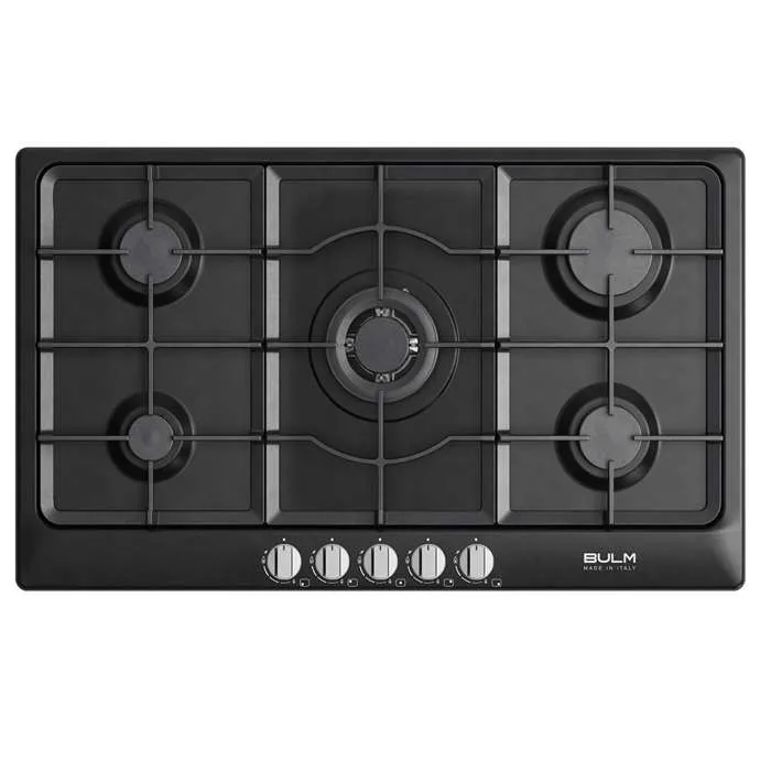 موقد سطحي غاز بلت ان بولم 90 سم – 5 عيون – إيطالي B95-545NERO موقد سطحي غاز